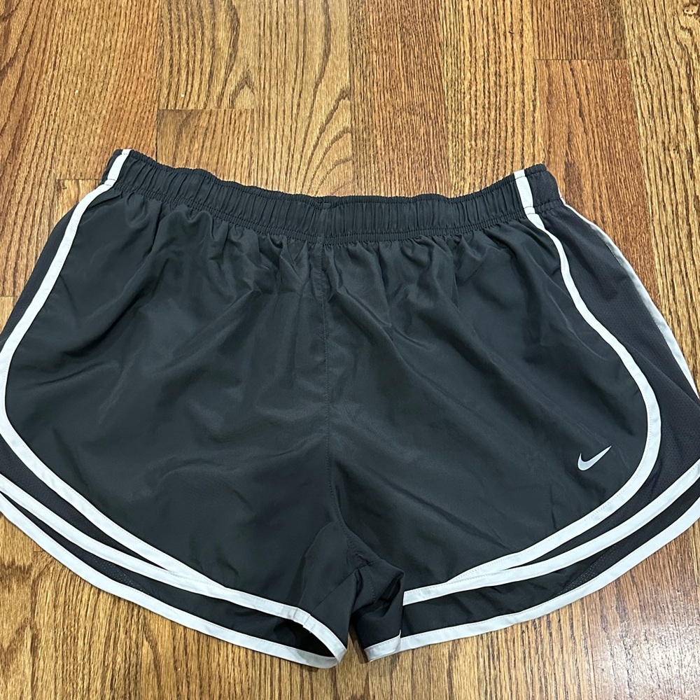 Nike Women's grey Athletic Shorts with White Trim